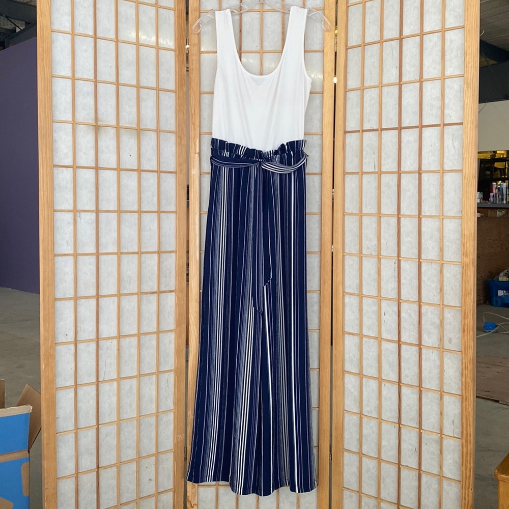 Navy Striped Jumper